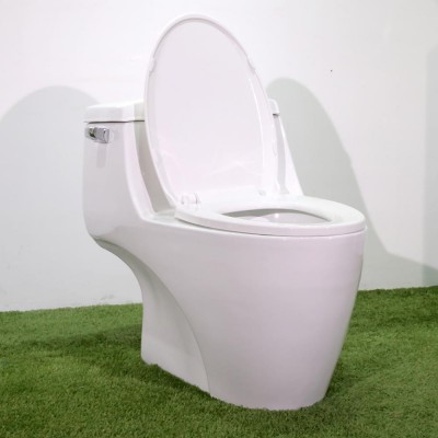 Toilet S-trap White Ceramic One Piece Siphon Bathroom Sanitary Ware