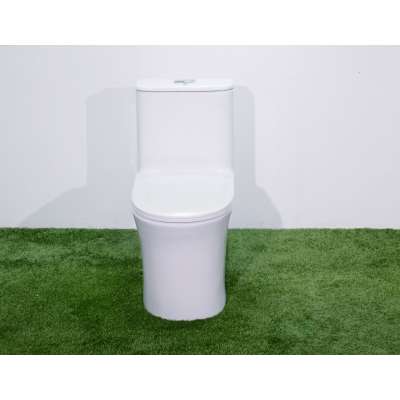 Modern Design Siphon Flushing Ceramic White Bathroom Toilet